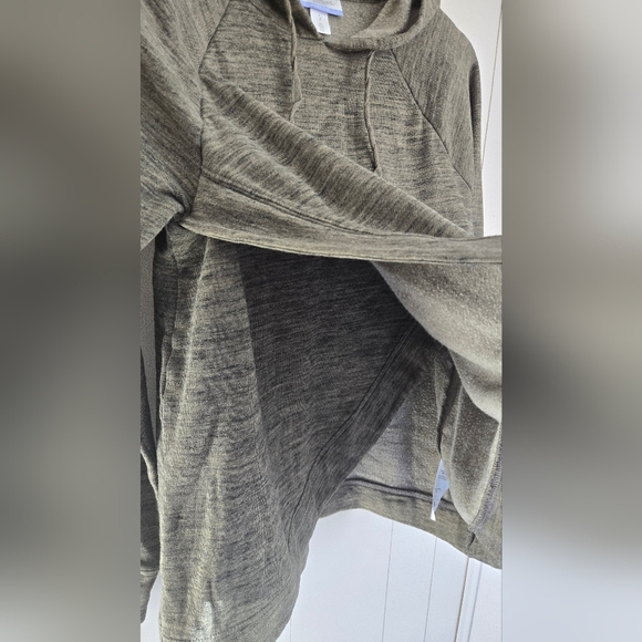 Motherhood Nursing  Olive Cowl Neck Sweater-Size M - Picture 6 of 7